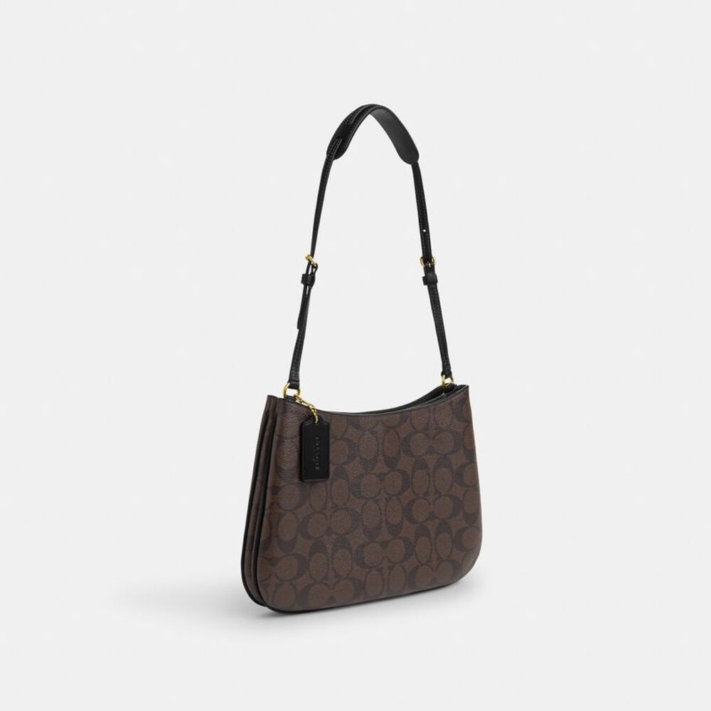 NWT Coach Outlet Penelope Shoulder Bag In Signature Canvas - Picture 2 of 5
